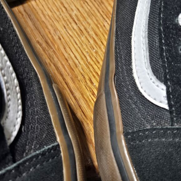 2 Pairs Of Vans Old School Skate Casual And Pro Men Size 9 Black/Grey/White Shoe - Picture 4 of 16